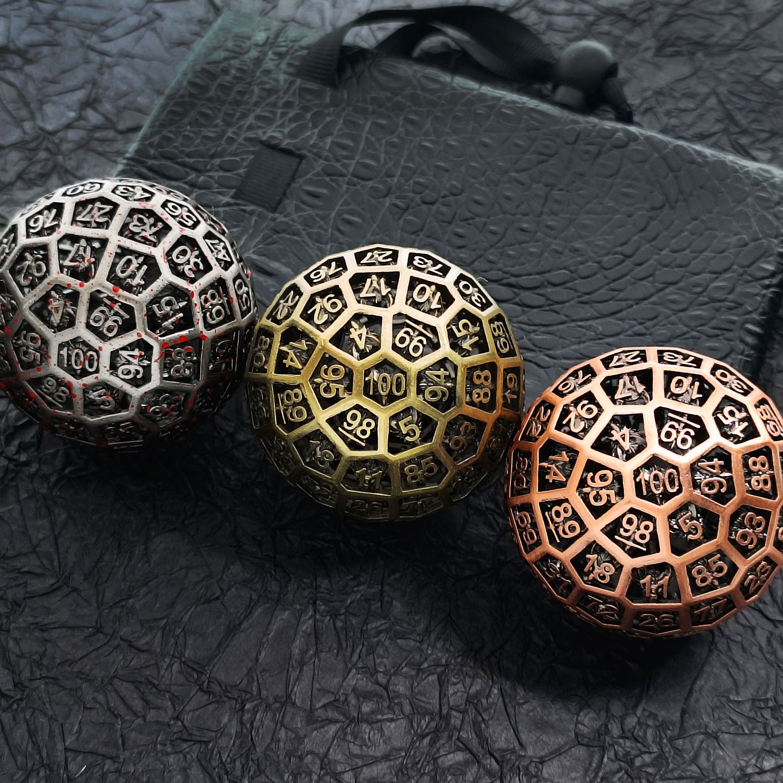 hollow 100 faced dice, d&d giant dice