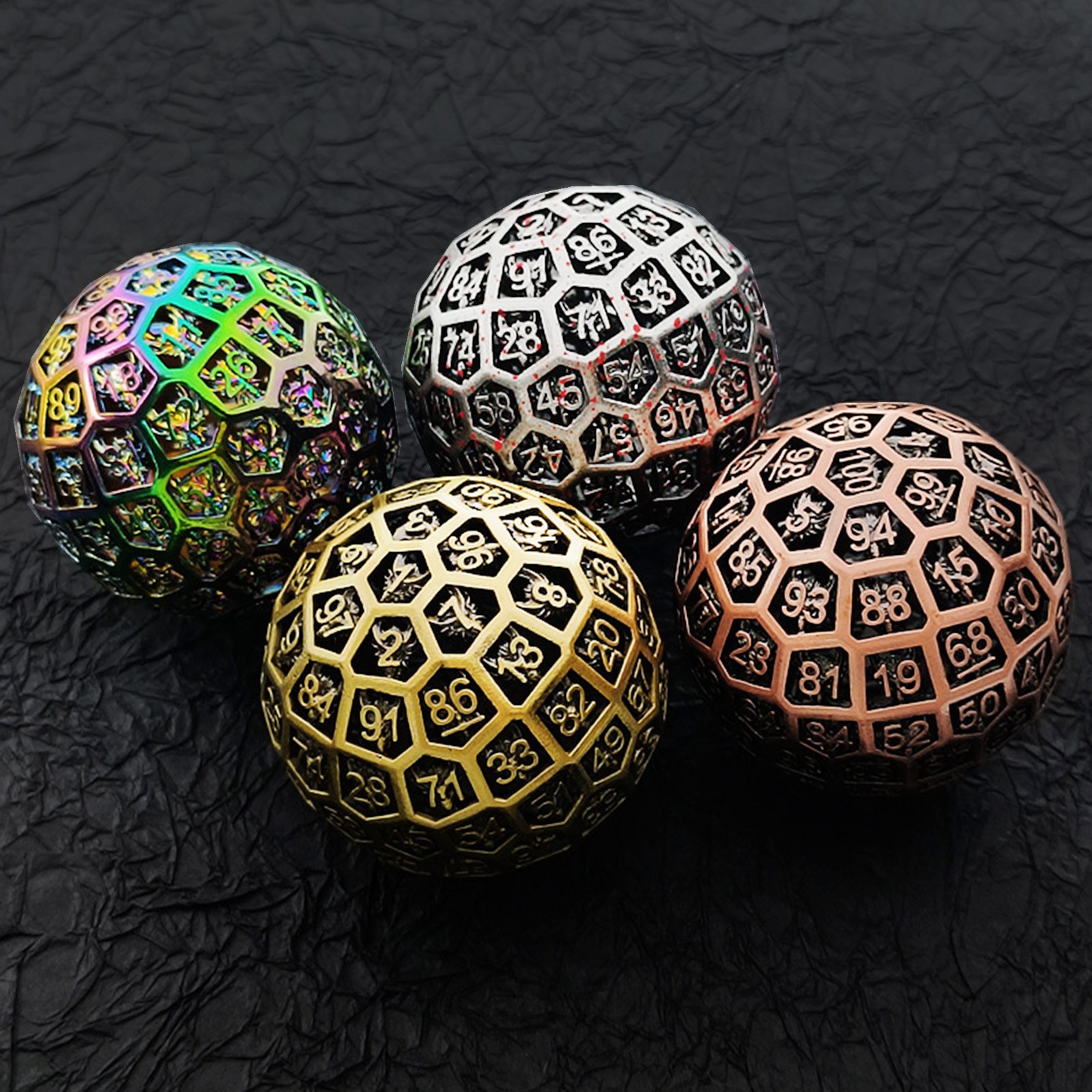 hollow 100 faced dice, d&d giant dice