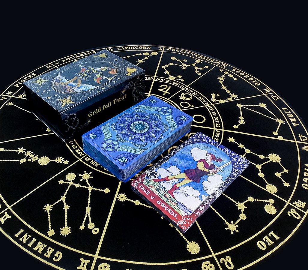 symbol forward tarot card deck with soft touch coating – curated divination cards for wholesale & oem