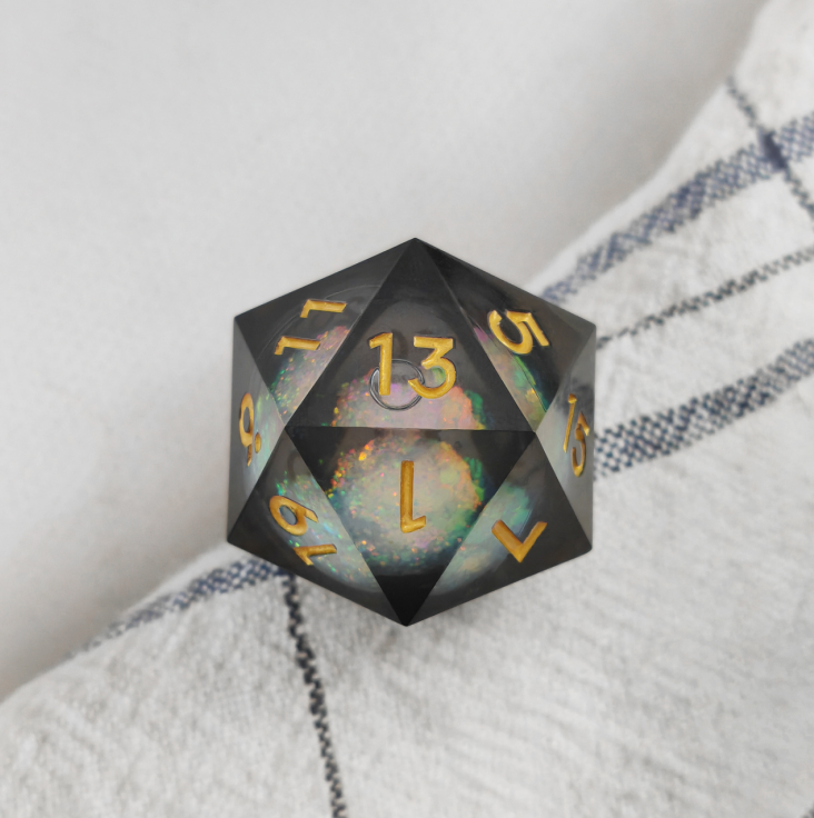 transparent resin rpg dice – clear cast tabletop dice for bulk orders product description