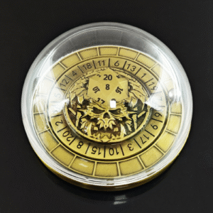 metal spinning dice with engraved numbers – durable rpg spinner dice for bulk orders