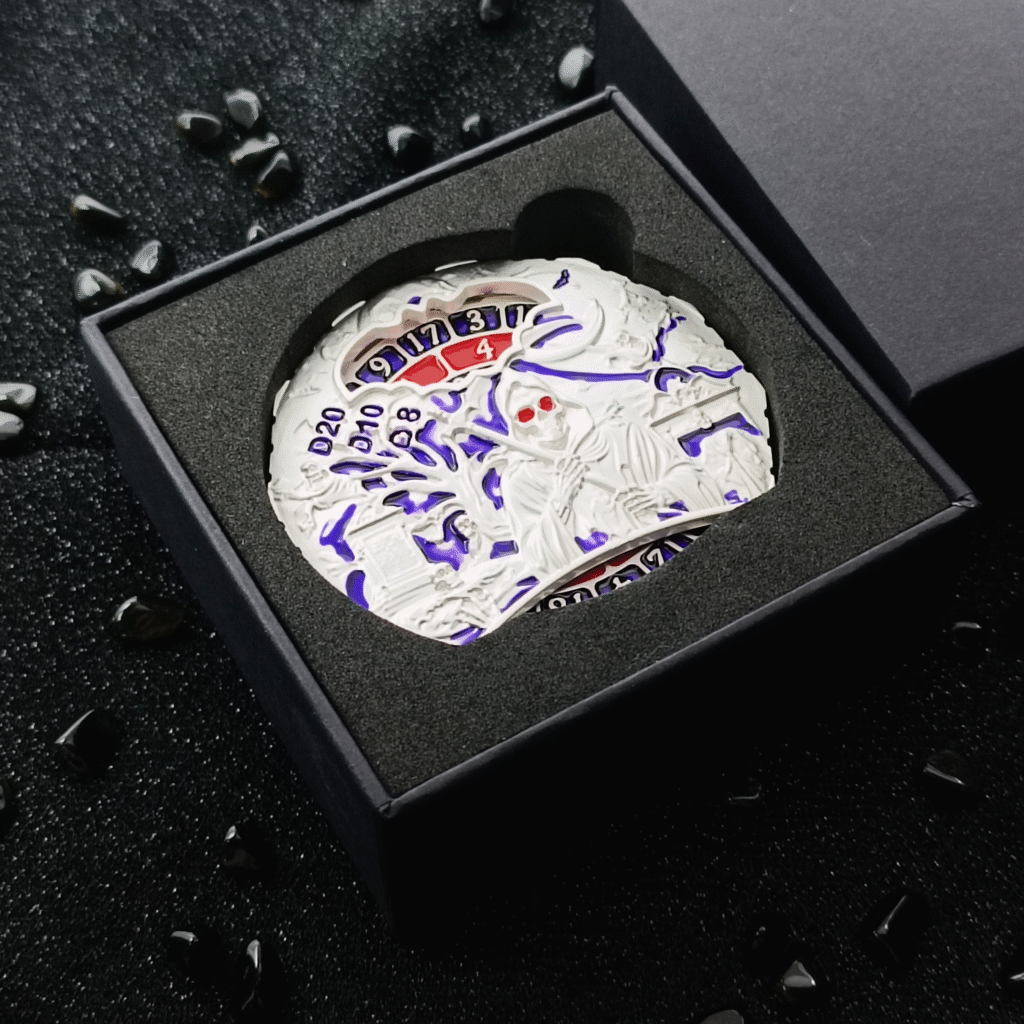 matte finish metal spinning dice – modern style spinner dice for b2b distribution