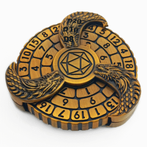 matte finish metal spinning dice – modern style spinner dice for b2b distribution