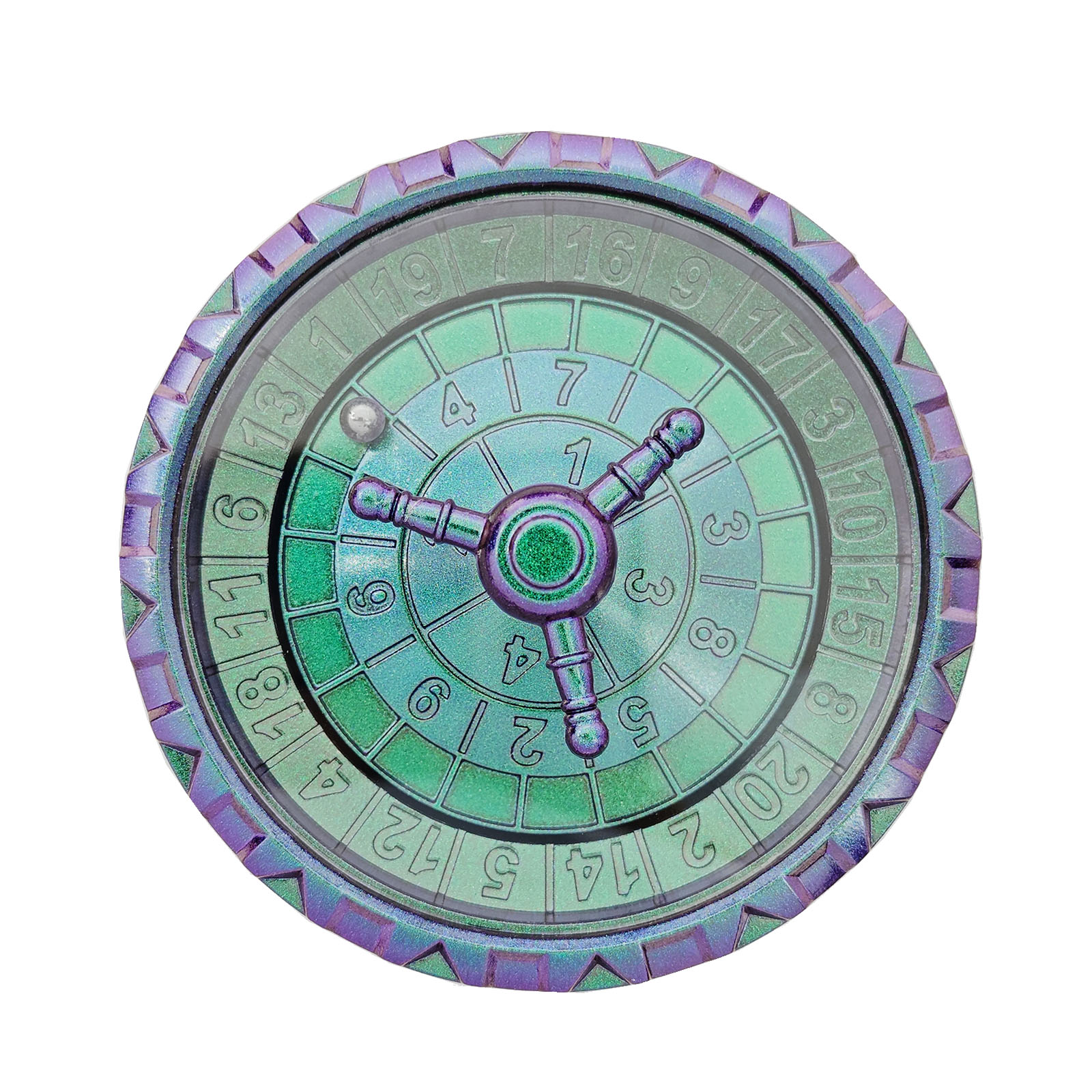 antique brass metal spinning dice – vintage style rpg spinner dice for oem & private label