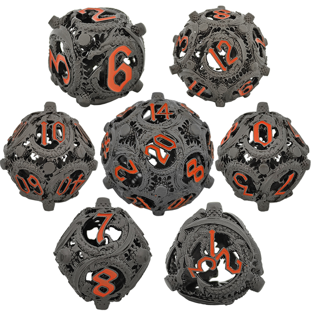 hollow metal dice with gold plating – luxury openwork dice for premium wholesale