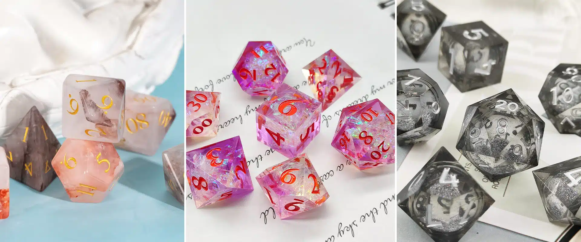resin dice set