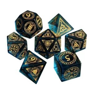forged core metal dice set – industrial tabletop rpg dice for wholesale & oem