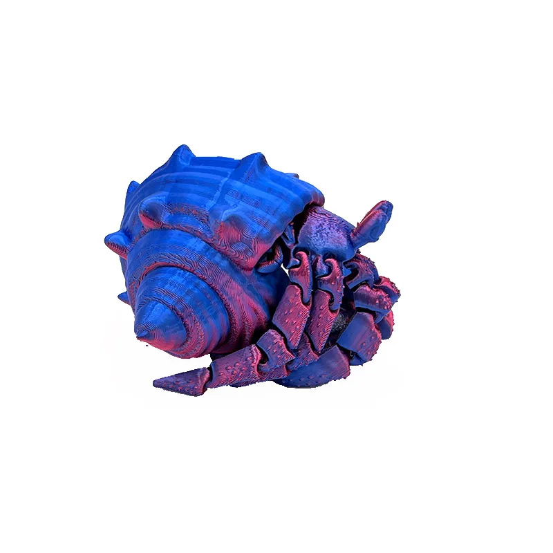 Factory Custom Made 3D Printed Plastic Hermit Crab Model Quality Machining Services for Novel Decorative Animal Toys - Image 4