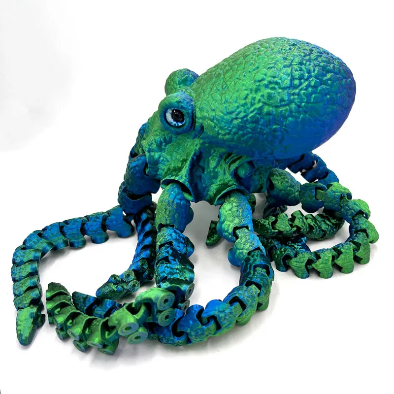 High Quality Customized Color 3D Printed Baby Octopus Toys Moulding Processing Service 3D Toys for Kids - Image 2